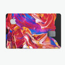 Liquid Abstract Paint V44 - Premium Protective Decal Skin-Kit for the Apple Credit Card
