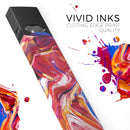 Liquid Abstract Paint V44 - Premium Decal Protective Skin-Wrap Sticker compatible with the Juul Labs vaping device