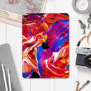 Liquid Abstract Paint V44 - Full Body Skin Decal for the Apple iPad Pro 12.9", 11", 10.5", 9.7", Air or Mini (All Models Available)