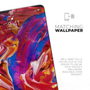 Liquid Abstract Paint V44 - Full Body Skin Decal for the Apple iPad Pro 12.9", 11", 10.5", 9.7", Air or Mini (All Models Available)