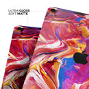 Liquid Abstract Paint V44 - Full Body Skin Decal for the Apple iPad Pro 12.9", 11", 10.5", 9.7", Air or Mini (All Models Available)