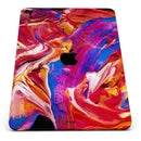 Liquid Abstract Paint V44 - Full Body Skin Decal for the Apple iPad Pro 12.9", 11", 10.5", 9.7", Air or Mini (All Models Available)