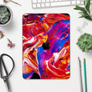 Liquid Abstract Paint V44 - Full Body Skin Decal for the Apple iPad Pro 12.9", 11", 10.5", 9.7", Air or Mini (All Models Available)