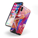 Liquid Abstract Paint V44 - iPhone X Swappable Hybrid Case