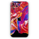 Liquid Abstract Paint V44 - Protective Skin Wrap & Decal – Compatible with iPhone SE to iPhone 17 Pro Max (All Models)