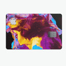 Liquid Abstract Paint V45 - Premium Protective Decal Skin-Kit for the Apple Credit Card