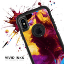 Liquid Abstract Paint V45 - Skin Kit for the iPhone OtterBox Cases