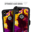 Liquid Abstract Paint V45 - Skin Kit for the iPhone OtterBox Cases