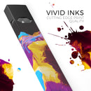 Liquid Abstract Paint V45 - Premium Decal Protective Skin-Wrap Sticker compatible with the Juul Labs vaping device