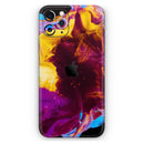 Liquid Abstract Paint V45 - Protective Skin Wrap & Decal – Compatible with iPhone SE to iPhone 17 Pro Max (All Models)