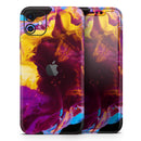 Liquid Abstract Paint V45 - Protective Skin Wrap & Decal – Compatible with iPhone SE to iPhone 17 Pro Max (All Models)