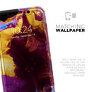 Liquid Abstract Paint V45 - Skin-Kit for the Apple iPhone XR, XS MAX, XS/X, 8/8+, 7/7+, 5/5S/SE (All iPhones Available)