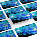 Liquid Abstract Paint V46 - Premium Protective Decal Skin-Kit for the Apple Credit Card