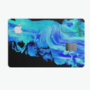 Liquid Abstract Paint V46 - Premium Protective Decal Skin-Kit for the Apple Credit Card