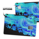 Liquid Abstract Paint V46 - Premium Protective Decal Skin-Kit for the Apple Credit Card