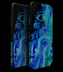 Liquid Abstract Paint V46 - iPhone XS MAX, XS/X, 8/8+, 7/7+, 5/5S/SE Skin-Kit (All iPhones Available)