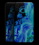 Liquid Abstract Paint V46 - iPhone XS MAX, XS/X, 8/8+, 7/7+, 5/5S/SE Skin-Kit (All iPhones Available)