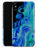 Liquid Abstract Paint V46 - iPhone X Clipit Case