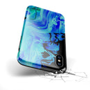 Liquid Abstract Paint V46 - iPhone X Swappable Hybrid Case