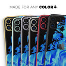 Liquid Abstract Paint V46 - Protective Skin Wrap & Decal – Compatible with iPhone SE to iPhone 17 Pro Max (All Models)