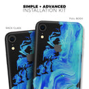 Liquid Abstract Paint V46 - Skin-Kit for the Apple iPhone XR, XS MAX, XS/X, 8/8+, 7/7+, 5/5S/SE (All iPhones Available)
