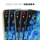 Liquid Abstract Paint V46 - Skin-Kit for the Apple iPhone XR, XS MAX, XS/X, 8/8+, 7/7+, 5/5S/SE (All iPhones Available)