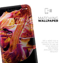 Liquid Abstract Paint V47 - Protective Skin Wrap & Decal – Compatible with iPhone SE to iPhone 17 Pro Max (All Models)