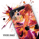 Liquid Abstract Paint V47 - Protective Skin Wrap & Decal – Compatible with iPhone SE to iPhone 17 Pro Max (All Models)