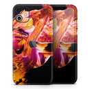 Liquid Abstract Paint V47 - Protective Skin Wrap & Decal – Compatible with iPhone SE to iPhone 17 Pro Max (All Models)