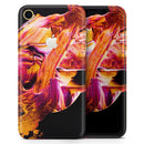 Liquid Abstract Paint V47 - Skin-Kit for the Apple iPhone XR, XS MAX, XS/X, 8/8+, 7/7+, 5/5S/SE (All iPhones Available)