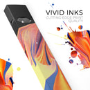 Liquid Abstract Paint V48 - Premium Decal Protective Skin-Wrap Sticker compatible with the Juul Labs vaping device