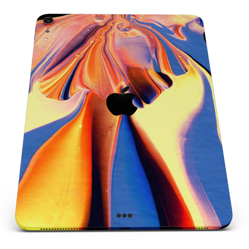 Liquid Abstract Paint V48 - Full Body Skin Decal for the Apple iPad Pro 12.9", 11", 10.5", 9.7", Air or Mini (All Models Available)