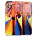 Liquid Abstract Paint V48 - Protective Skin Wrap & Decal – Compatible with iPhone SE to iPhone 17 Pro Max (All Models)