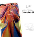 Liquid Abstract Paint V48 - Protective Skin Wrap & Decal – Compatible with iPhone SE to iPhone 17 Pro Max (All Models)