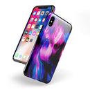 Liquid Abstract Paint V49 - iPhone X Swappable Hybrid Case