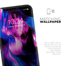 Liquid Abstract Paint V49 - Protective Skin Wrap & Decal – Compatible with iPhone SE to iPhone 17 Pro Max (All Models)