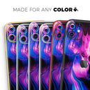 Liquid Abstract Paint V49 - Protective Skin Wrap & Decal – Compatible with iPhone SE to iPhone 17 Pro Max (All Models)