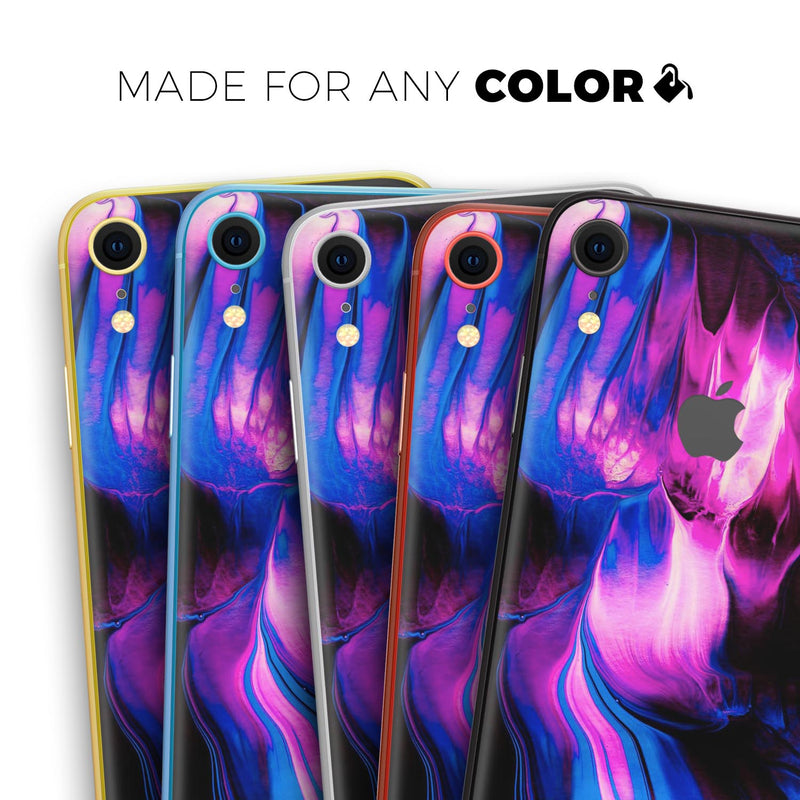 Liquid Abstract Paint V49 - Skin-Kit for the Apple iPhone XR, XS MAX, XS/X, 8/8+, 7/7+, 5/5S/SE (All iPhones Available)