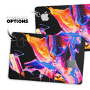 Liquid Abstract Paint V4 - Premium Protective Decal Skin-Kit for the Apple Credit Card