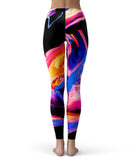 Liquid Abstract Paint V4 - All Over Print Womens Leggings / Yoga or Workout Pants