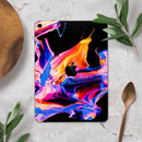 Liquid Abstract Paint V4 - Full Body Skin Decal for the Apple iPad Pro 12.9", 11", 10.5", 9.7", Air or Mini (All Models Available)