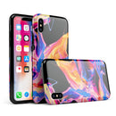Liquid Abstract Paint V4 - iPhone X Swappable Hybrid Case