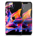 Liquid Abstract Paint V4  - Protective Skin Wrap & Decal – Compatible with iPhone SE to iPhone 17 Pro Max (All Models)