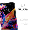 Liquid Abstract Paint V4  - Protective Skin Wrap & Decal – Compatible with iPhone SE to iPhone 17 Pro Max (All Models)