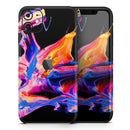 Liquid Abstract Paint V4  - Protective Skin Wrap & Decal – Compatible with iPhone SE to iPhone 17 Pro Max (All Models)
