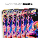 Liquid Abstract Paint V4  - Protective Skin Wrap & Decal – Compatible with iPhone SE to iPhone 17 Pro Max (All Models)