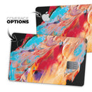 Liquid Abstract Paint V50 - Premium Protective Decal Skin-Kit for the Apple Credit Card