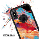 Liquid Abstract Paint V50 - Skin Kit for the iPhone OtterBox Cases