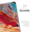 Liquid Abstract Paint V50 - Full Body Skin Decal for the Apple iPad Pro 12.9", 11", 10.5", 9.7", Air or Mini (All Models Available)