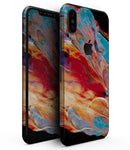 Liquid Abstract Paint V50 - iPhone XS MAX, XS/X, 8/8+, 7/7+, 5/5S/SE Skin-Kit (All iPhones Available)